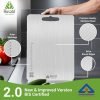 Premium Stainless Steel Chopping Board with Anti-Slip Base