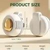 Portable Clip-On Mini Fan – Rechargeable USB Type-C Personal Fan