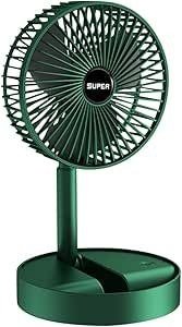 Foldable Rechargeable Mini Fan – 3-Speed Portable Desk Fan