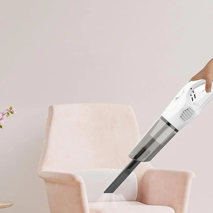 Portable Mini Car Vacuum Cleaner – 120W Powerful Cordless Cleaner