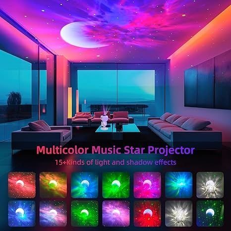 Astronaut Galaxy Star Projector – Nebula Night Light with Remote