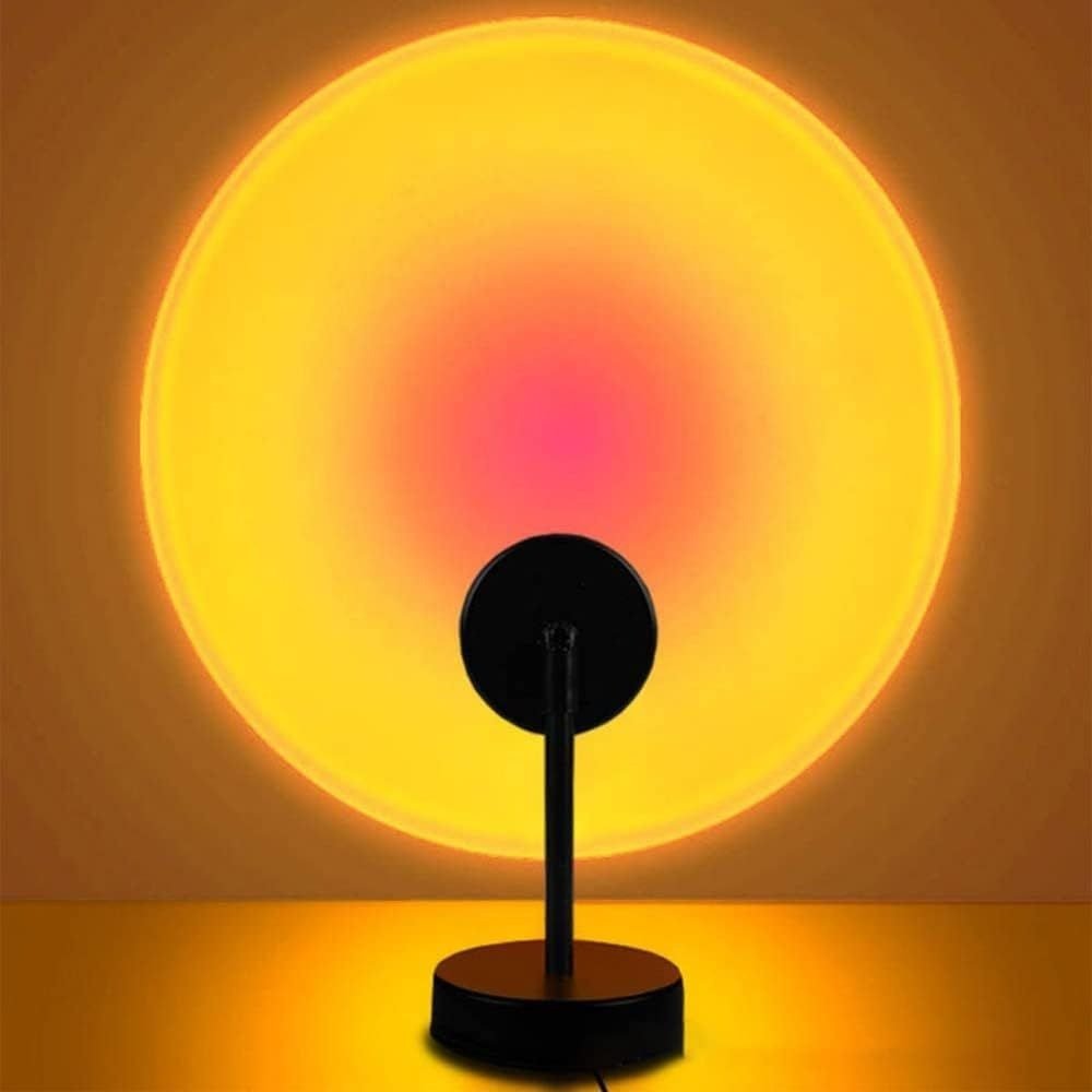 Sunset Projection Lamp – 4-Color LED Mood Light with 180° Rotation