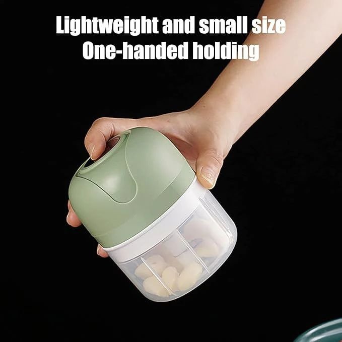 Electric Garlic Chopper – One-Touch Fast Food Prep Tool