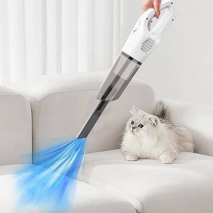 Portable Mini Car Vacuum Cleaner – 120W Powerful Cordless Cleaner
